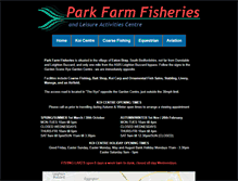 Tablet Screenshot of parkfarmfisheries.co.uk
